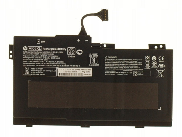 6Cell 11.4v 96wh HP A106XL AI06XL AI06096XL-PR Li-ion Battery