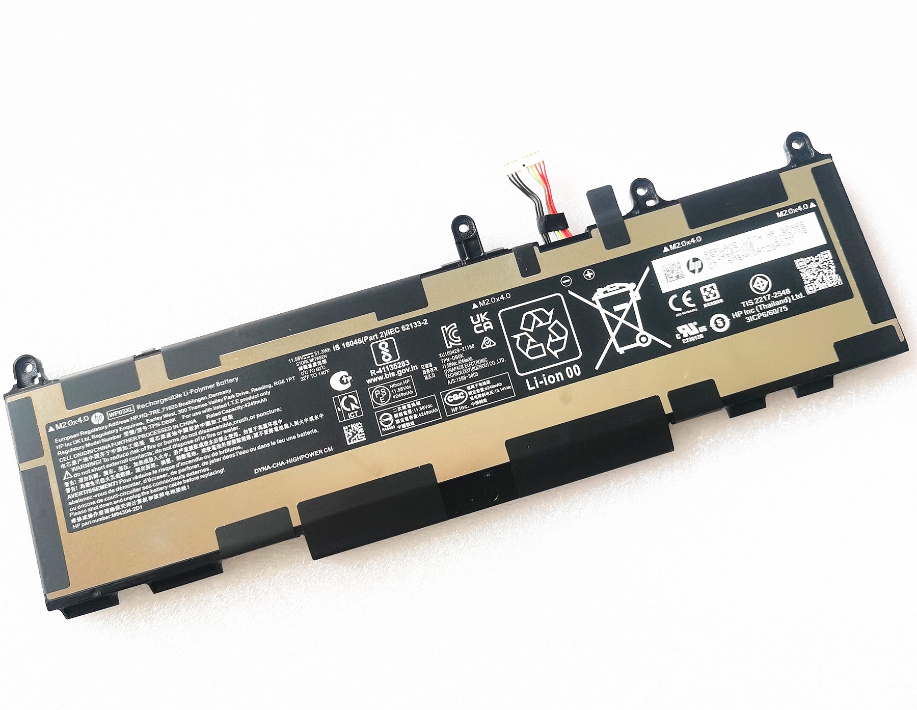 51WH&76WH HP EliteBook 860 G10 Laptop Rechargeable Li-ion Battery