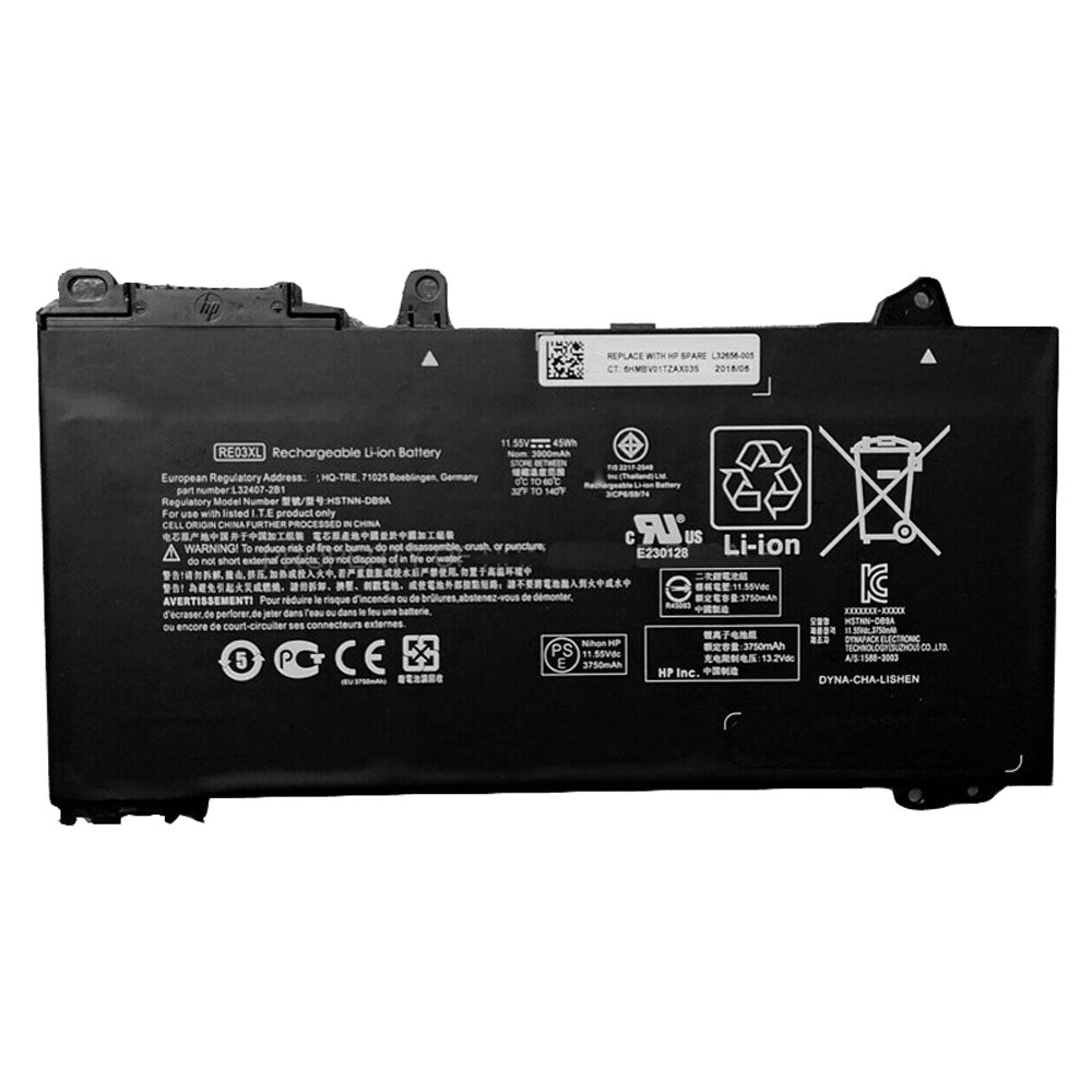 HP ProBook 450 G7 Laptop Rechargeable Li-ion Battery 3Cell 11.55V