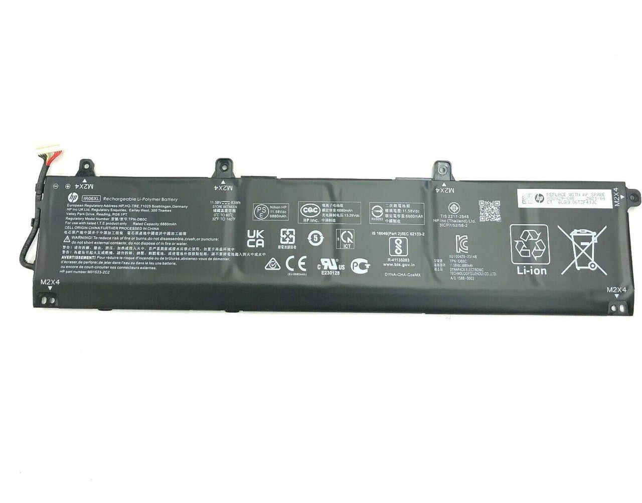 83WH HP IR06XL IR06083XL-PL M02029-005 Rechargeable Li-ion Battery