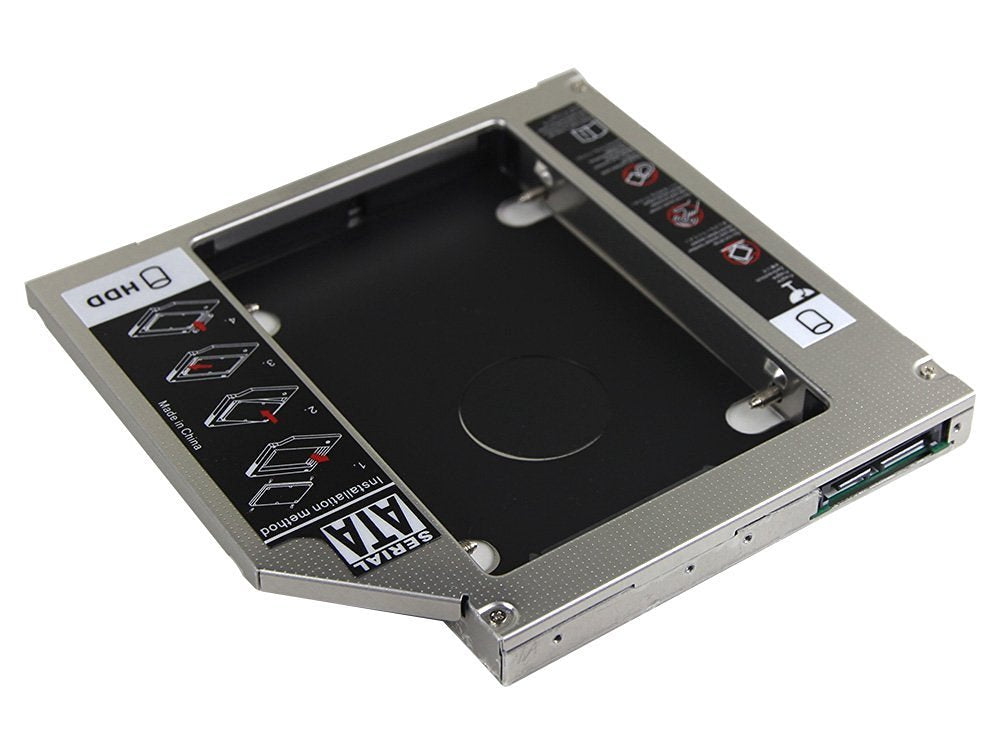 快速SSD250GB W11 i7 VK26T 8GB DVD Office 即 HP ENVY 17-bw0000 Laptop SATA 2nd Hard Drive HDD/SSD Caddy Adapter